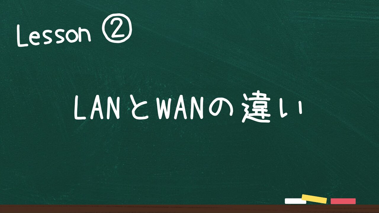 LANとWANの違い